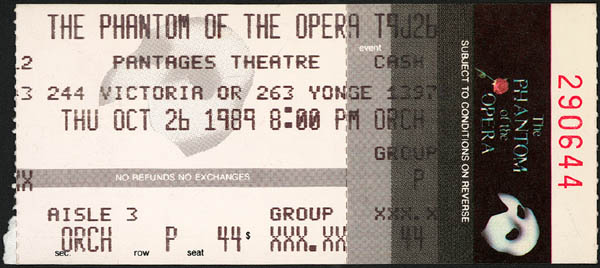 phantom of the opera tickets nz