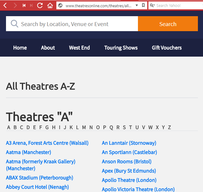 Theatres Online