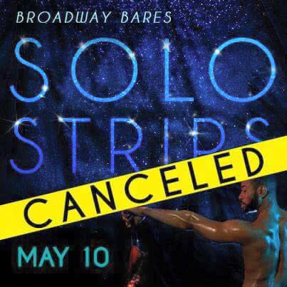 Broadway Fund Raiser Canceled