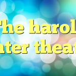 The harold pinter theatre