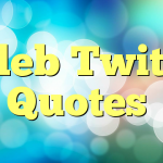 Celeb Twitter Quotes