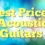 Best Priced Acoustic Guitars