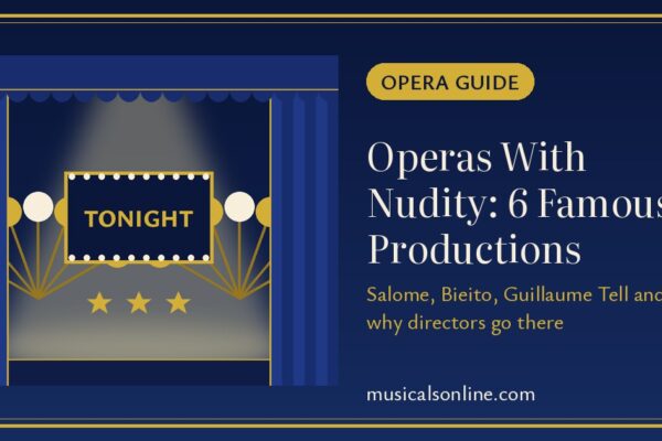 Operas With Nudity: 6 Famous Productions, a Musicals On Line opera guide