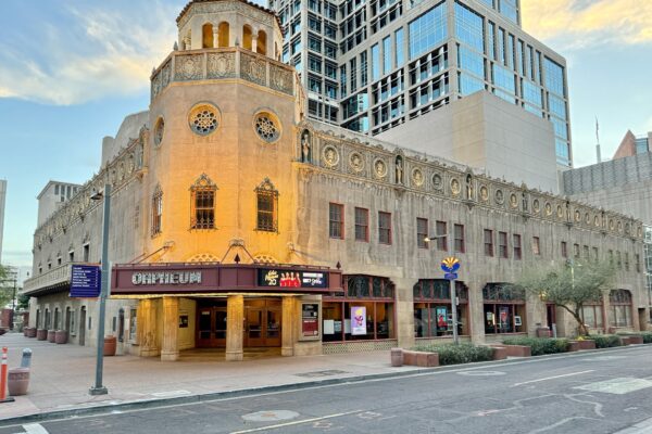 The historic Orpheum Theatre in downtown Phoenix, Arizona, a 1929 Spanish Revival-style theater