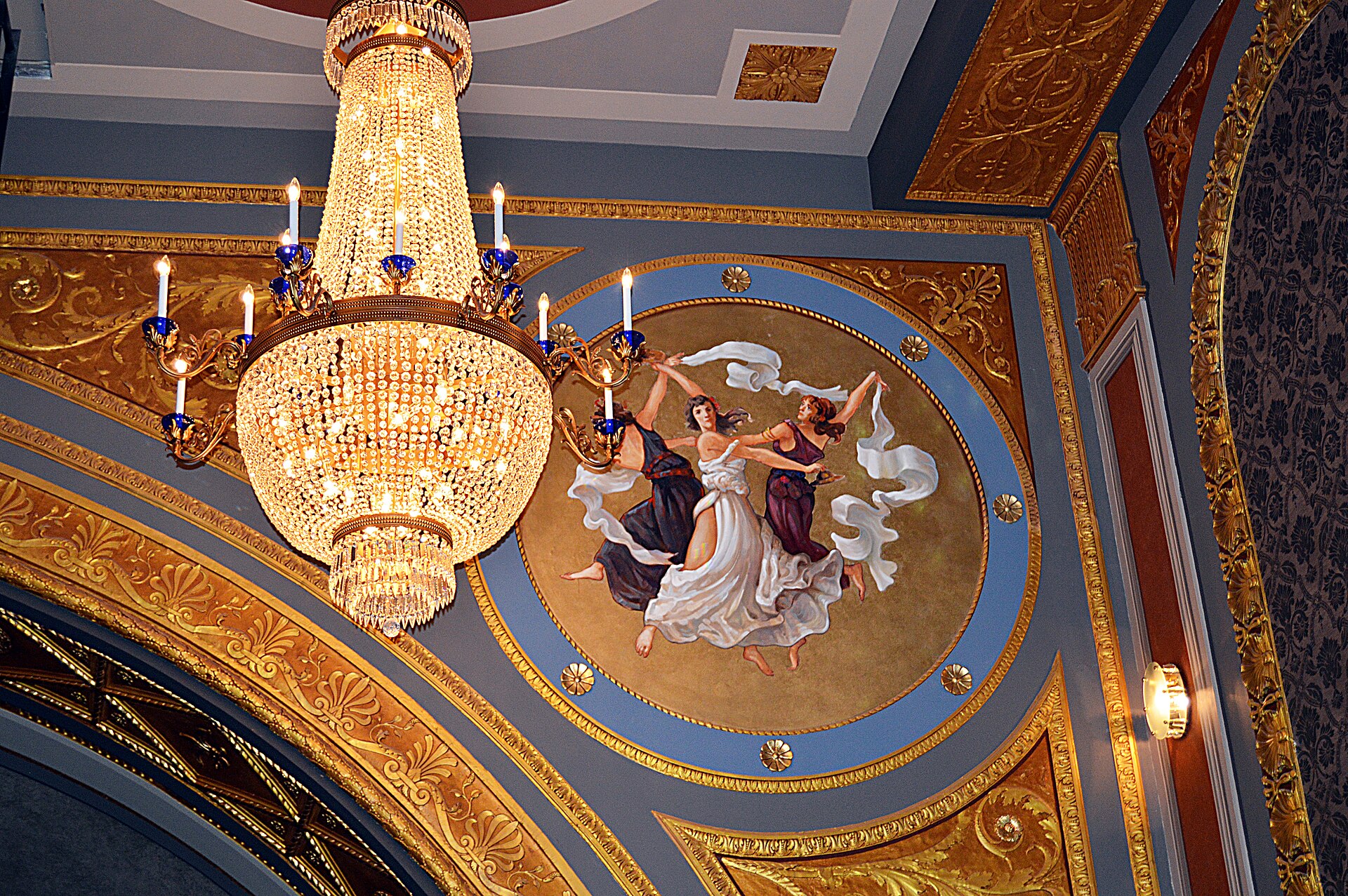 Exterior of the Richard Rodgers Theatre on West 46th Street in New York, the Broadway home of Hamilton